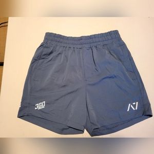 A7 Men's Squat Shorts - Blue/Grey - S